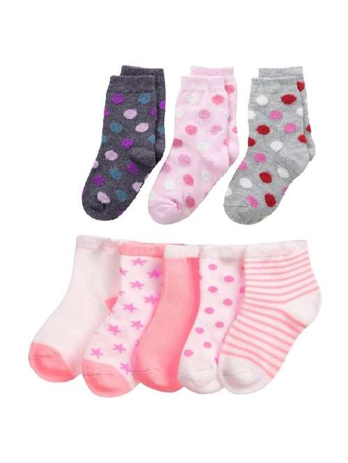 kids pack of 8 ankle length sock - 19138221 - Very Small Image - 1