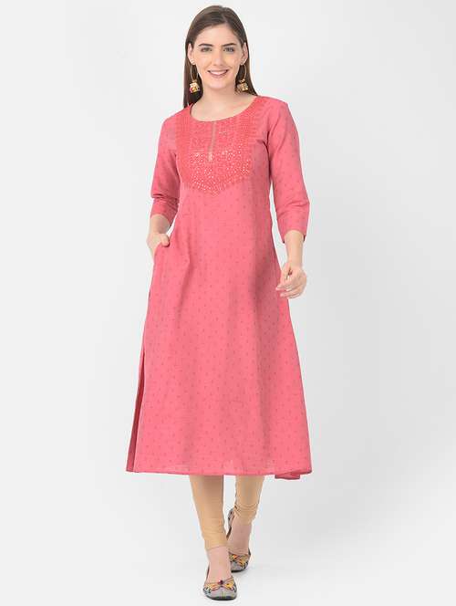 women's straight kurta - 19154670 - Very Small Image - 1