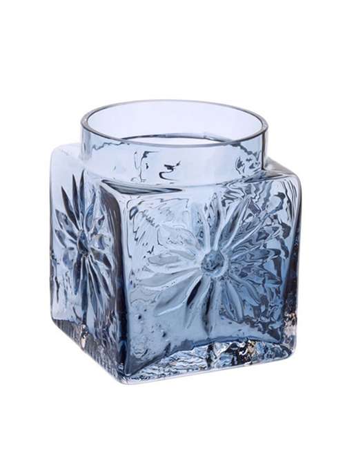 blue square flower vase - 19170773 - Very Small Image - 1