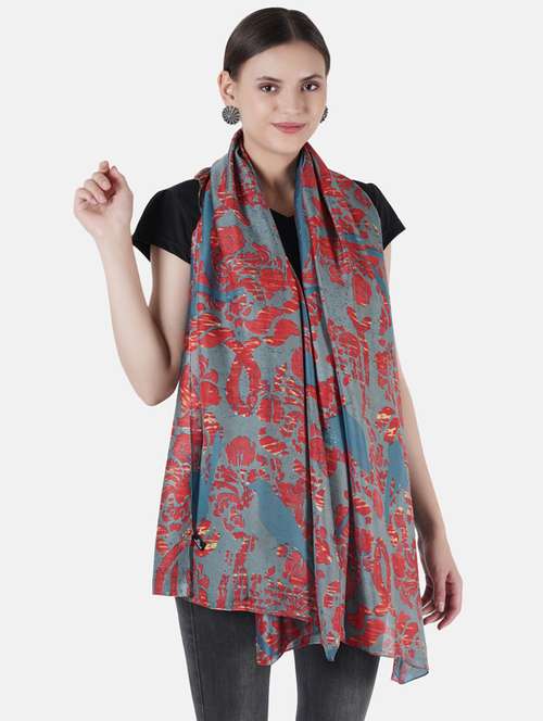 multi colored printed scarf - 19188597 - Very Small Image - 1