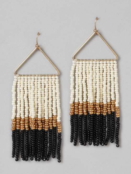 multi colored metal drop earring - 19207919 - Very Small Image - 1