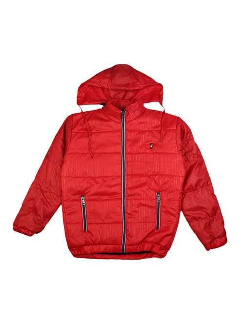 boys hooded neck quilted jacket - 19215294 - Very Small Image - 1