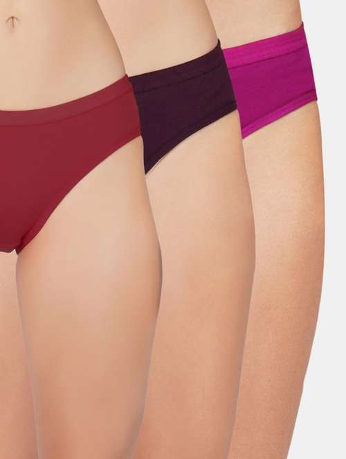 pack of 3 solid regular pantys - 19224927 - Very Small Image - 1