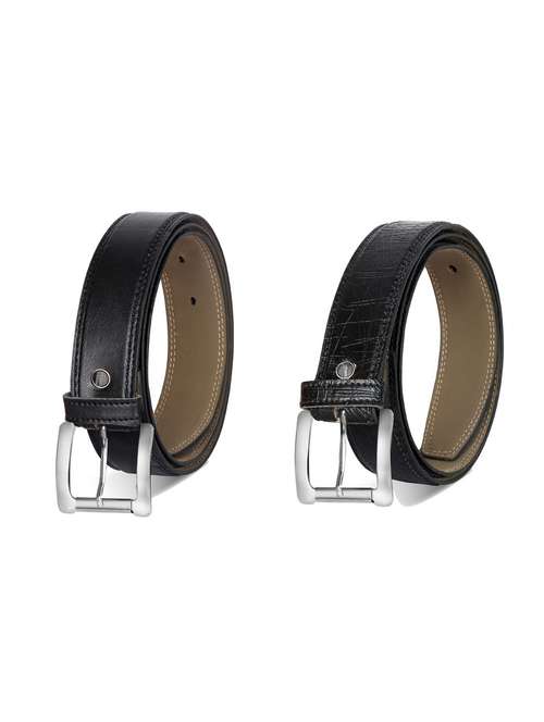pack of 2 leatherette belt - 19226927 - Very Small Image - 1
