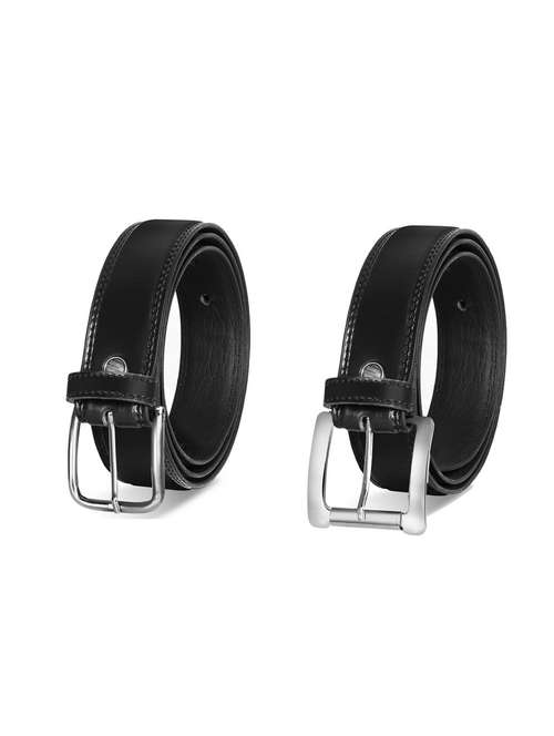pack of 2 leatherette belt - 19228612 - Very Small Image - 1