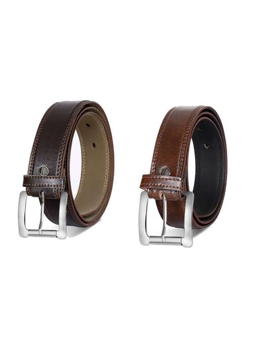 pack of 2 leatherette belts - 19229177 - Very Small Image - 1