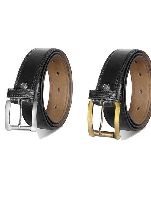pack of 2 leatherette belt - 19232368 - Very Small Image - 1