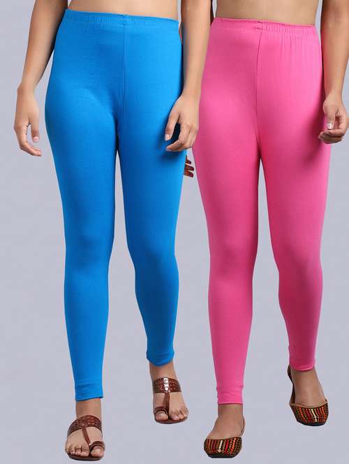 pack of 2 solid leggings - 19295825 - Very Small Image - 1