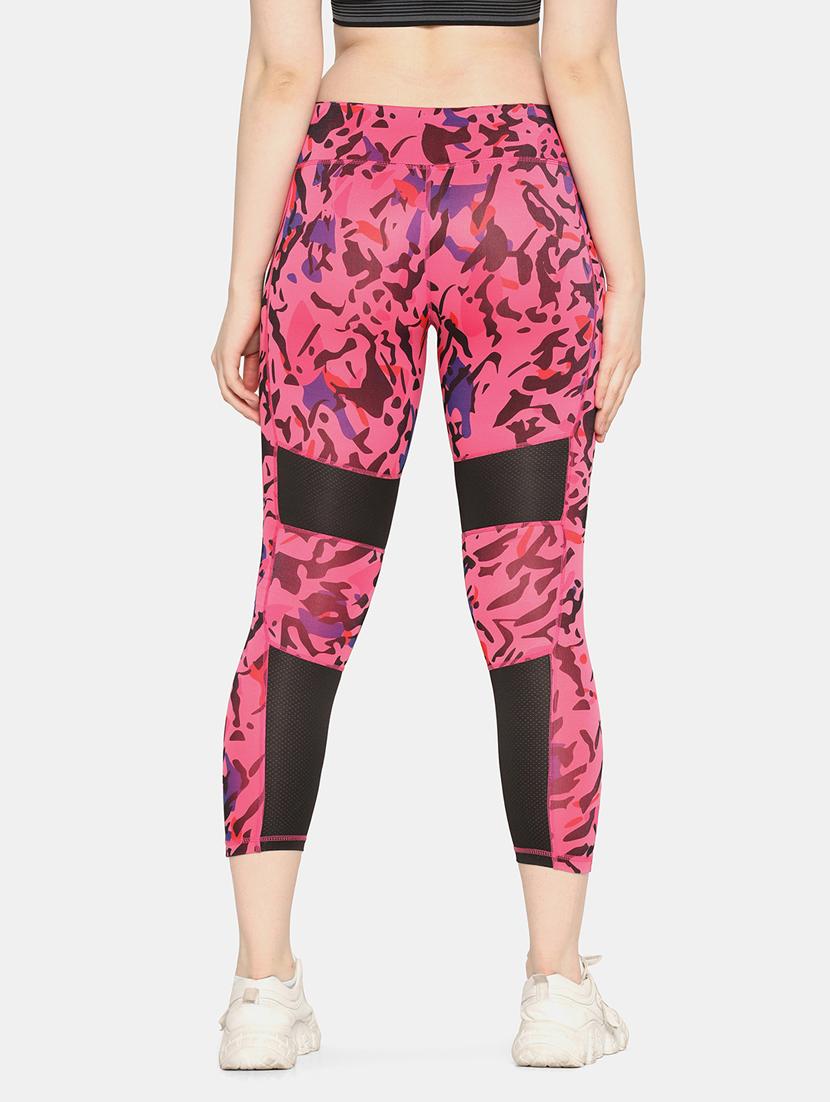 pink high rise yoga pants - 19328672 - Zoom Image - 2