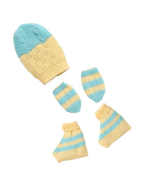 wool cap with pair of mittens & socks - 19335213 - Very Small Image - 1