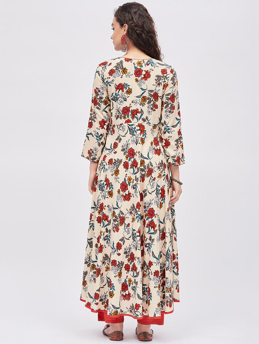 women's flared kurta - 19335372 - Standard Image - 2