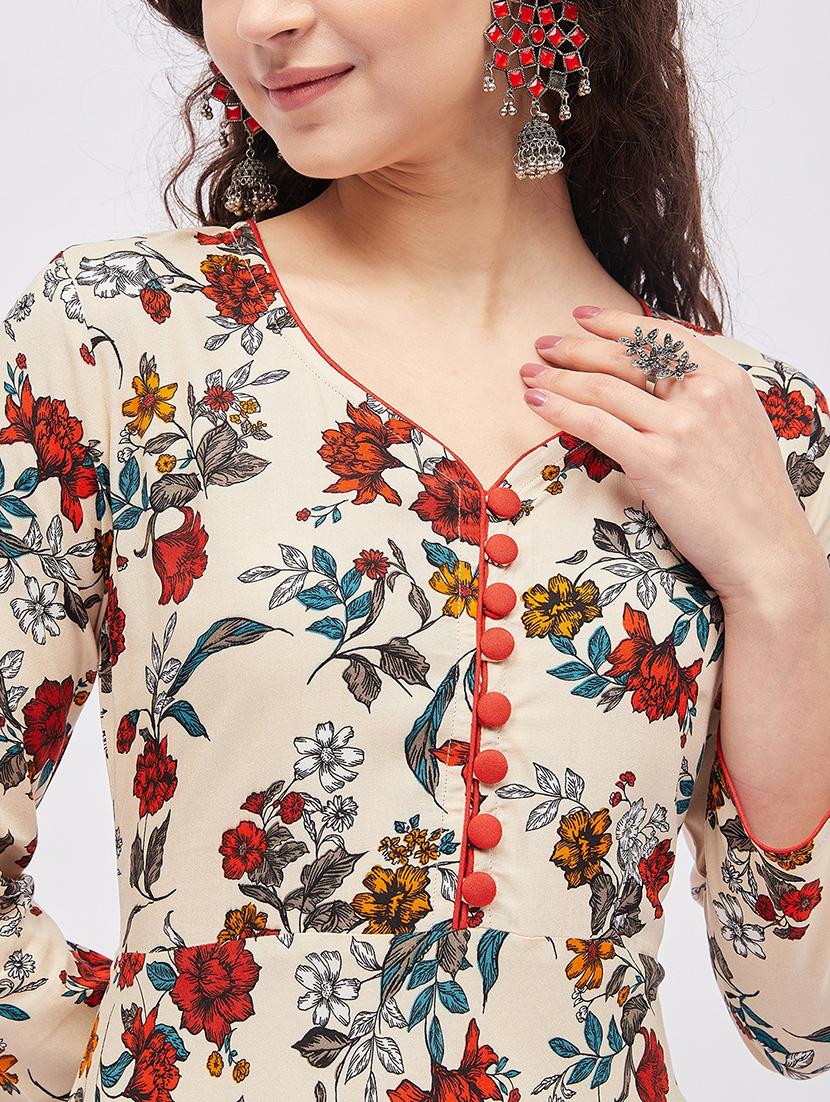 women's flared kurta - 19335372 - Standard Image - 5
