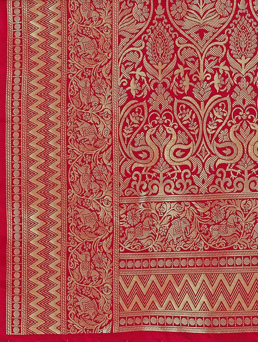 women's banarasi saree with blouse - 19337210 - Zoom Image - 3