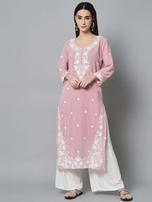 women's straight kurta - 19340003 - Very Small Image - 1