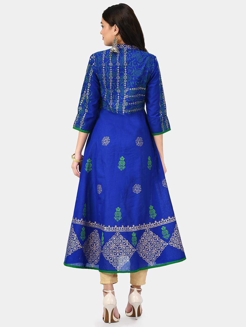 women's flared kurta - 19349278 - Zoom Image - 2
