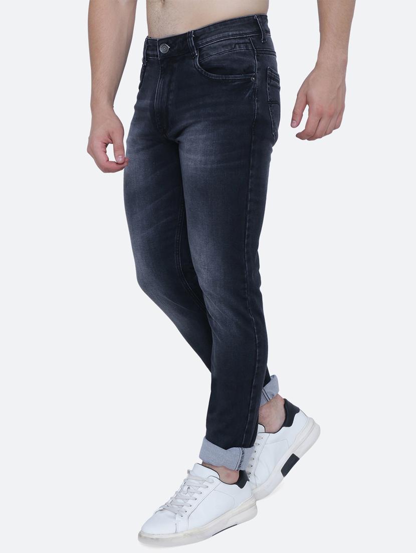 mens slim fit plain jeans - 19351945 - Standard Image - 2