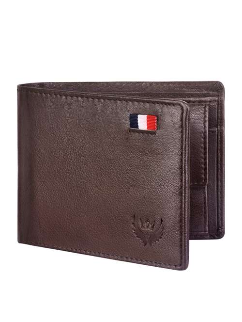 brown grain leather wallet - 19388653 - Very Small Image - 1