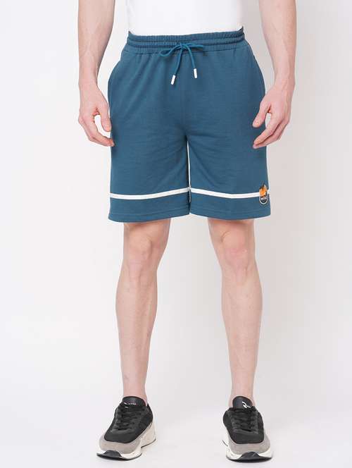 printed cotton shorts - 19473071 - Very Small Image - 1