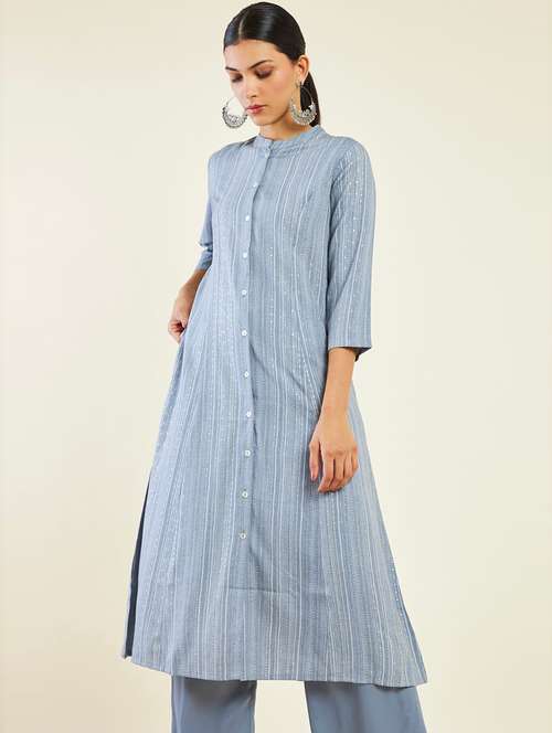 women's a-line kurta - 19485909 - Very Small Image - 1