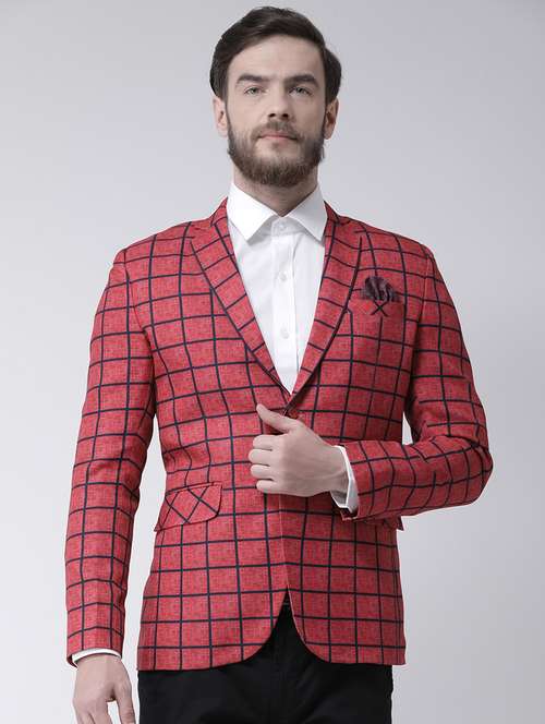 red check polyester blazer - 19488736 - Very Small Image - 1