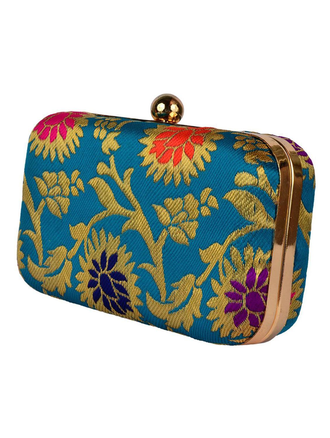 self design box clutch with detachable strap - 19489950 - Zoom Image - 3