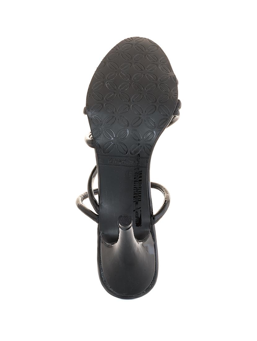 black synthetic slip on sandals - 19500713 - Zoom Image - 5