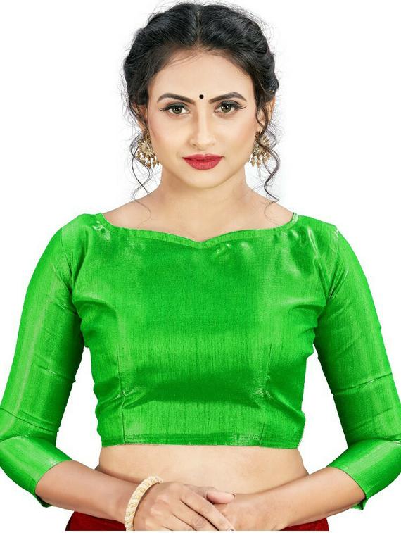 women's self design red colored saree with blouse - 19561268 - Standard Image - 2