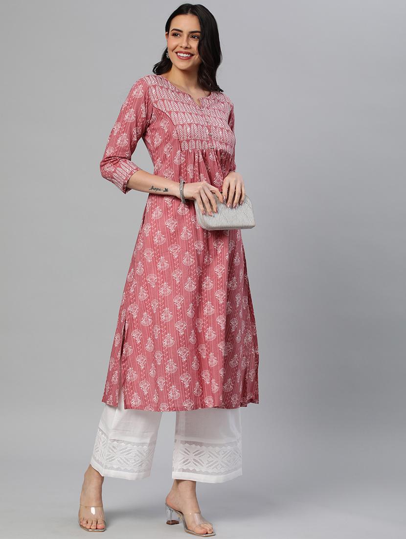 women's a-line kurta - 19578850 - Standard Image - 4