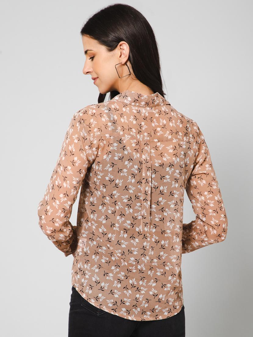 women printed regular shirt - 19581788 - Standard Image - 3