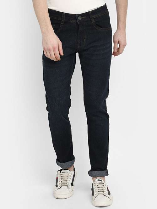 mens slim fit plain jeans - 19596556 - Very Small Image - 1