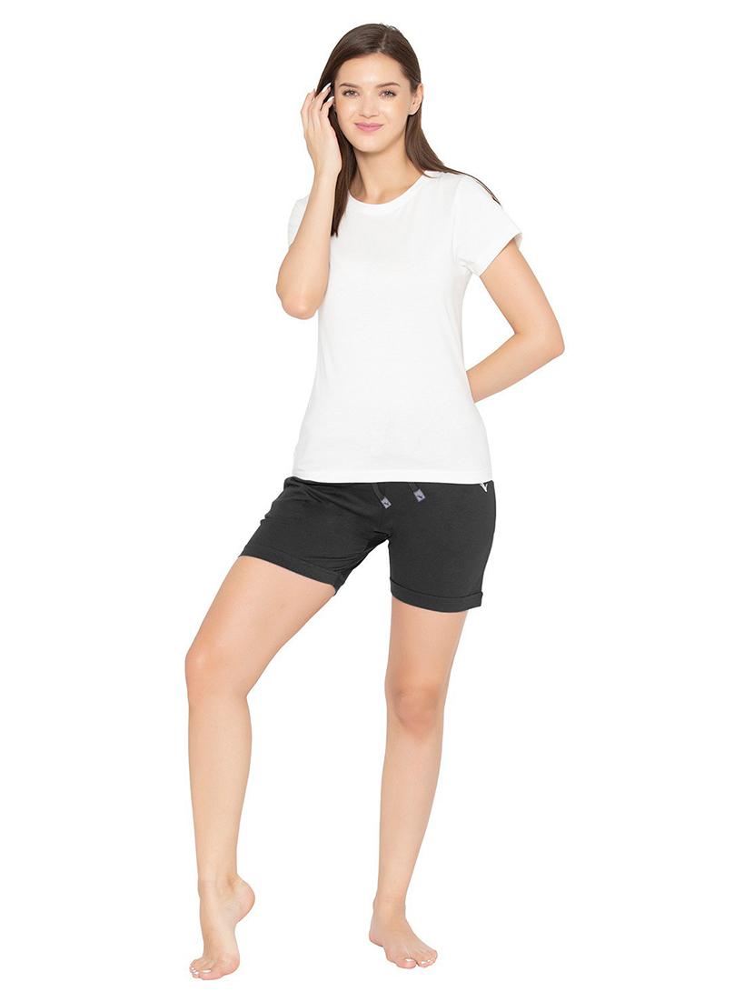 black solid regular short - 19688611 - Standard Image - 3