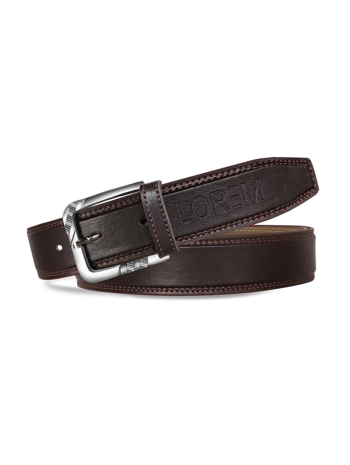 brown leatherette belt - 19690966 - Zoom Image - 2