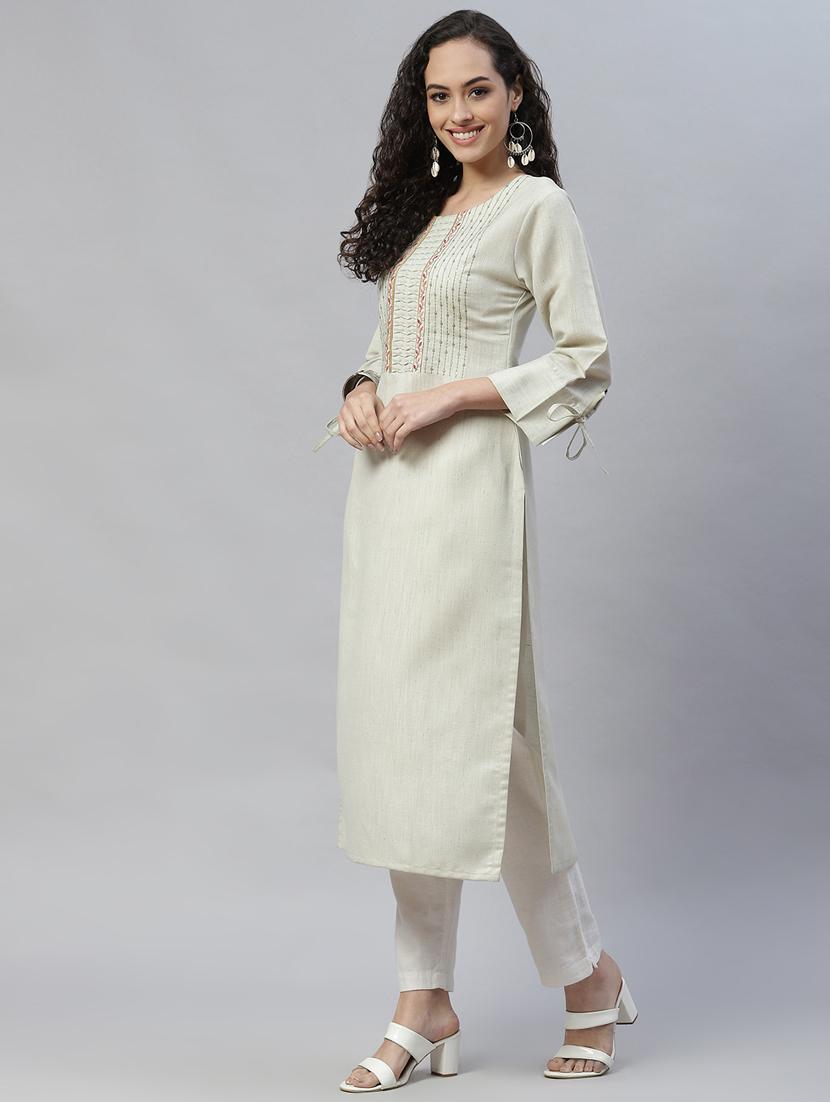 women's straight kurta - 19749022 - Zoom Image - 2