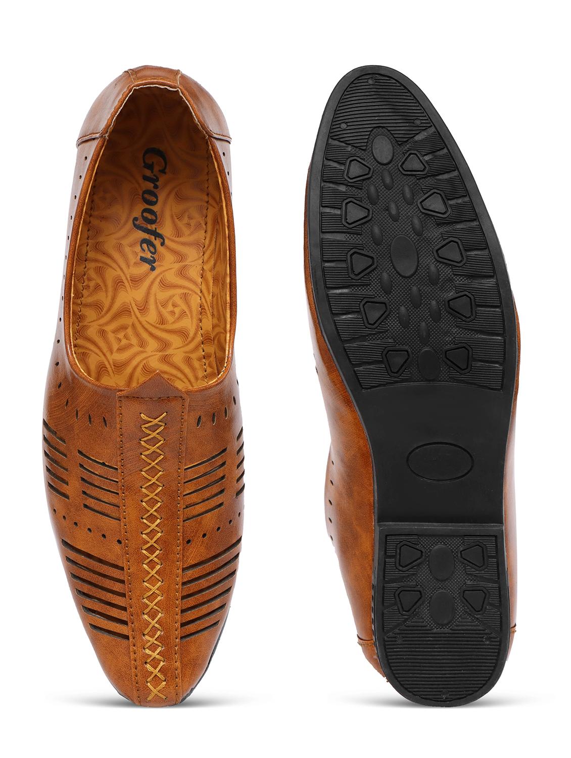 men slip on ethnic mojari - 19753489 - Zoom Image - 5