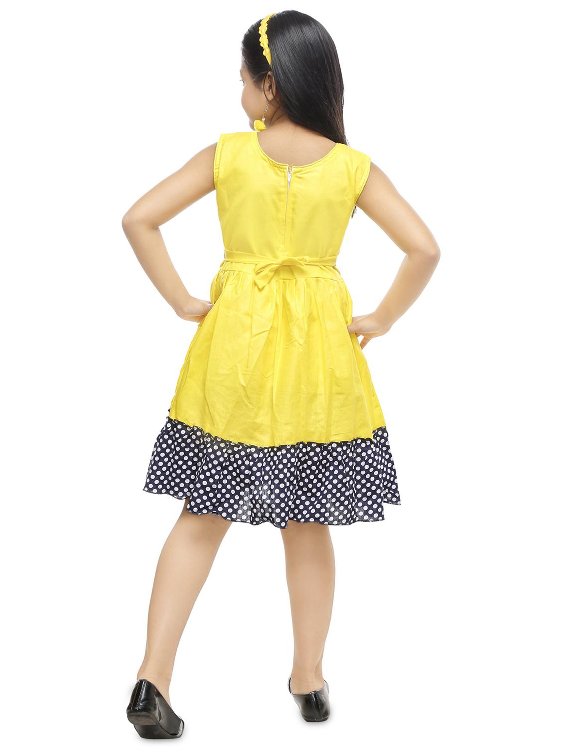 girls round neck sleeveless frock - 19765817 - Zoom Image - 2