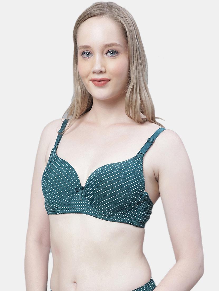 green poly spandex tshirt bra - 19779000 - Zoom Image - 2