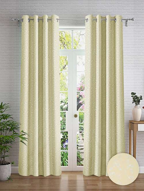 set of 2 long printed door curtains  - 19779347 - Very Small Image - 1