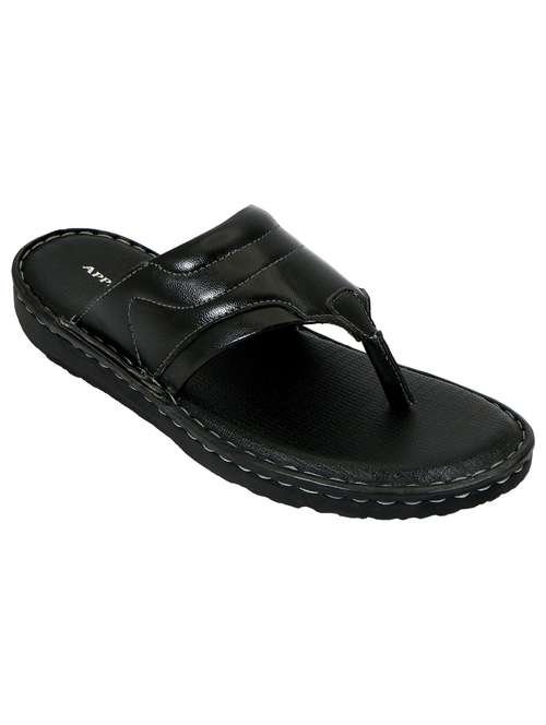 black synthetic slip on flip flop - 19848727 - Very Small Image - 1