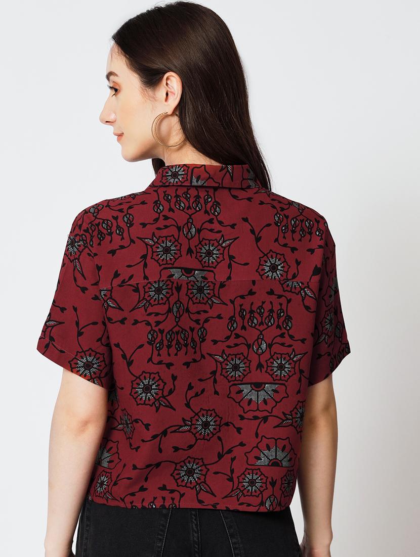 women's straight collared top - 19874568 - Zoom Image - 3