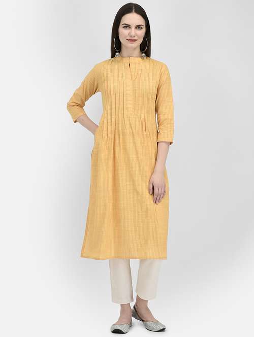 women's straight kurta - 19891691 - Very Small Image - 1