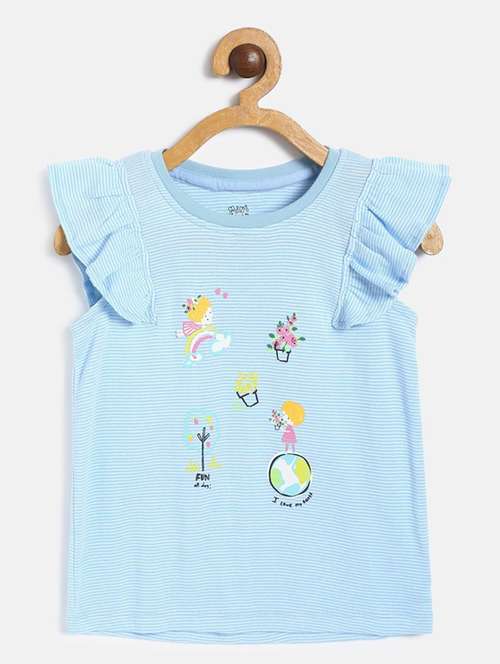 girls round neck top - 19945748 - Very Small Image - 1