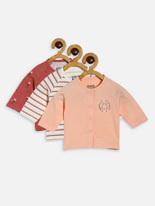 girls printed cotton top combo - 19945845 - Very Small Image - 1