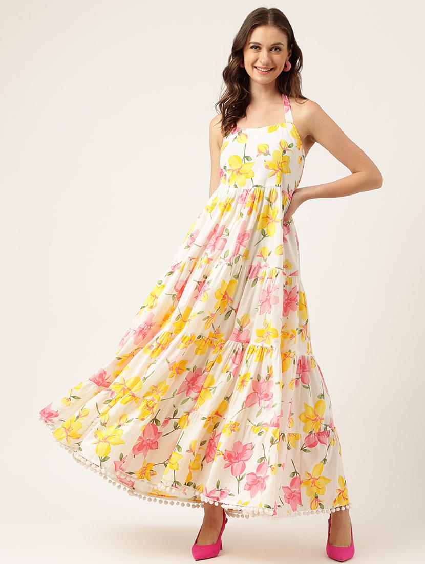 women's tiered floral dress - 19957279 - Zoom Image - 3