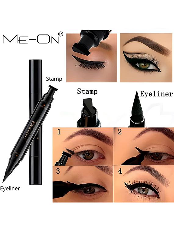 me-on photoface 24h waterproof jet black matte finish winged eyeliner pen - 19977097 - Zoom Image - 3