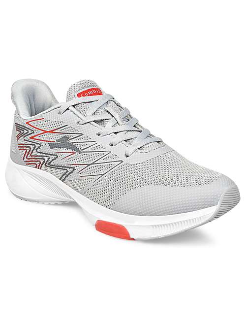 grey mesh lace up sport shoe - 19977277 - Very Small Image - 1