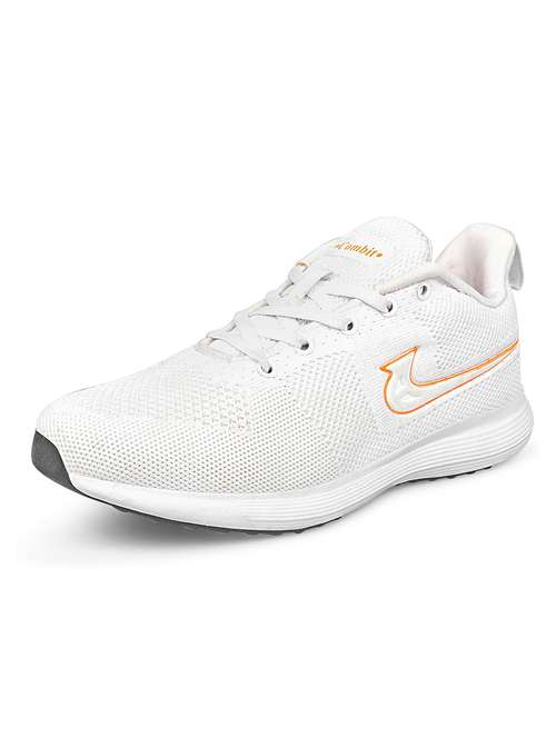 white mesh lace up sport shoe - 19977367 - Very Small Image - 1