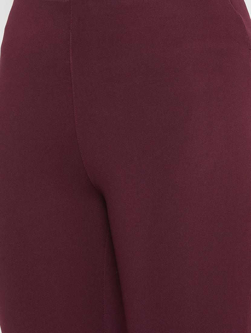 purple solid full length jegging - 19983582 - Zoom Image - 5