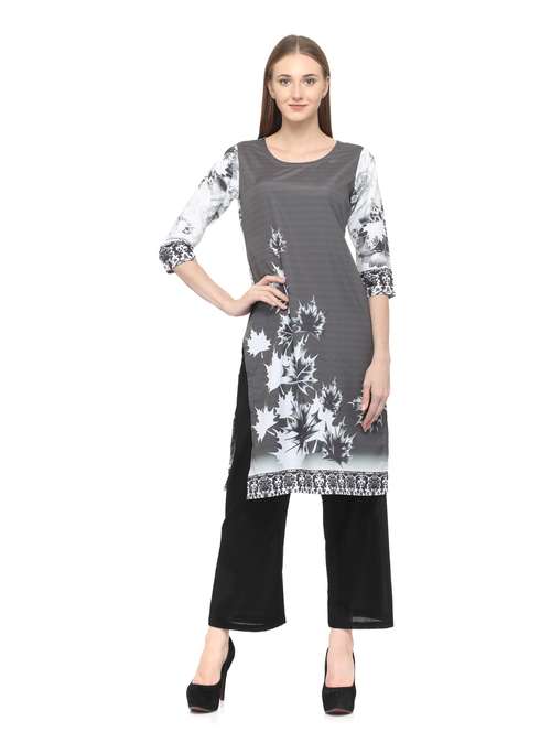 women's straight kurta - 19990188 - Very Small Image - 1