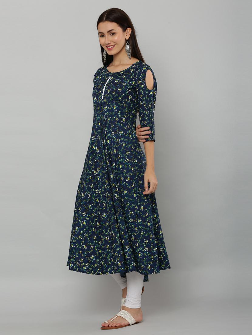 women's flared kurta - 19990250 - Standard Image - 2