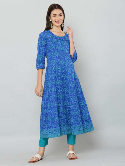 women's flared kurta - 19990260 - Very Small Image - 1